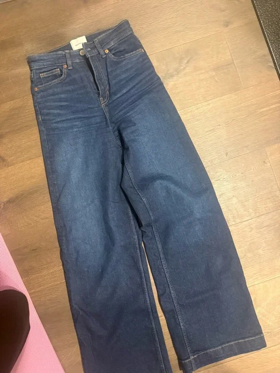 Reformation Bex Super Stretch high rise wide leg jeans 24 - Picture 4 of 5